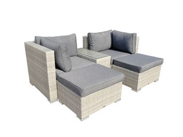 Loungesæt i polyrattan model Fuengirola 